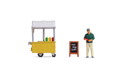 NOCH H0 16505 Tiny-Scenes „Hot-Dog Stand“ 