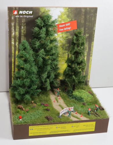 NOCH H0 71828 Exklusives Händler-Diorama "Baumfällarbeiten" 