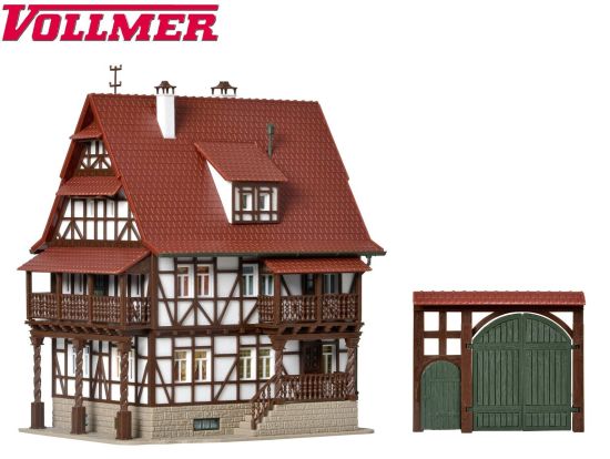 Vollmer H0 43732 Winzerhaus mit Hoftor 