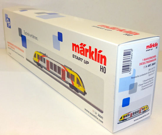 Märklin H0 36641 Dieseltriebwagen LINT 27 der HLB "mfx / Sound" 