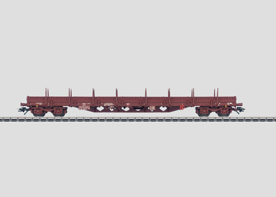 Märklin H0 47006 Niederbordwagen mit Rungen der NS 