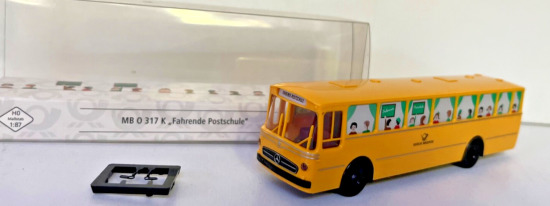 Brekina 1:87 018467 MB O317 K Fahrende Postschule A1010