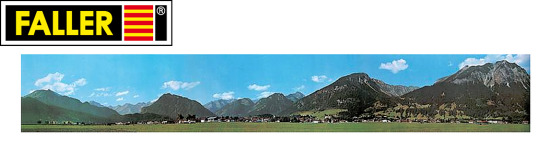 Faller 180517 Modellhintergrund-Verlängerung "Oberstdorf" (1m²-22,98€) 