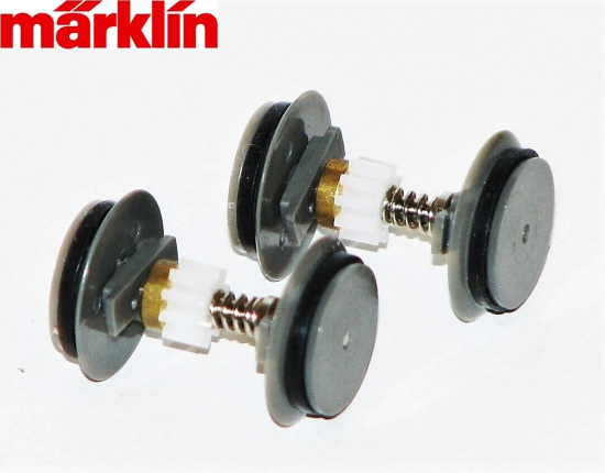 Märklin H0 E198546 Treibradsatz grau für MyWorld-Lokomotiven (2 Stück) 