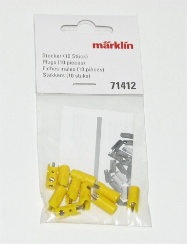 Märklin 71412 Stecker gelb (10 Stück) 