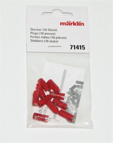 Märklin 71415 Stecker rot (10 Stück) 