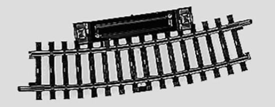 Märklin H0 2239 K-Gleis Schaltgleis gebogen, Radius 424,6 mm 