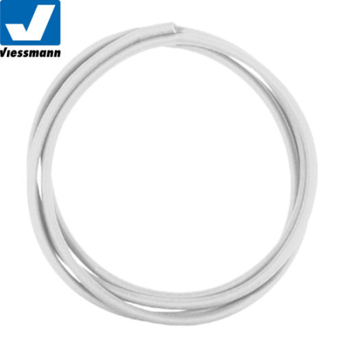 Viessmann 6813 Schrumpfschlauch Ø=1,2mm, 40cm-Ring, weiß (1m - 11,25€) 