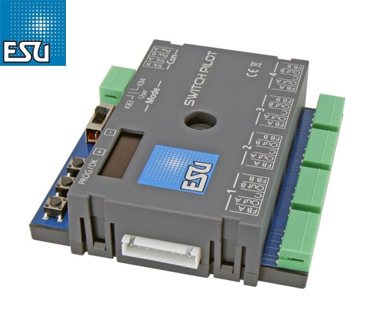 ESU 51830 SwitchPilot 3 4-fach Decoder DCC/MM mit RC-Feedback 