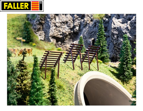 Faller H0 180436 Lawinenverbauung 