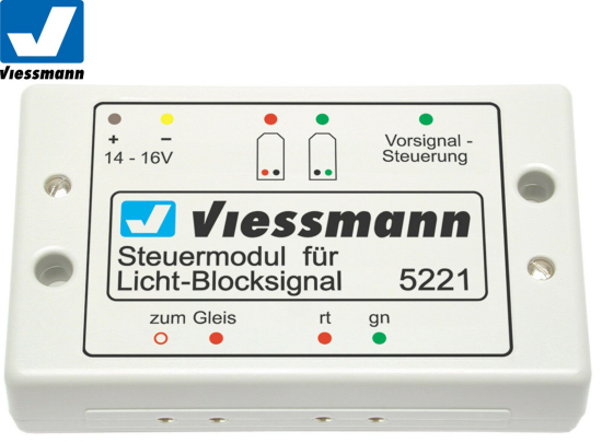 Viessmann 5221 Steuermodul für Licht-Blocksignal 