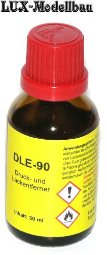LUX 9001 DLE-90 Druck- und Lackentferner 30 ml (1 l - 250,00 €)