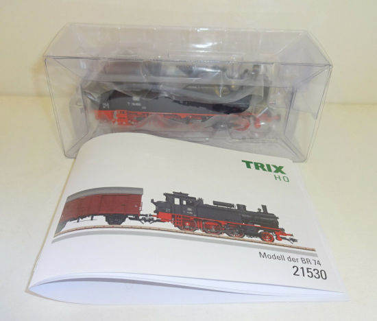 Trix H0 21530-1 Dampflok BR 74 854 der DB / Epoche III 