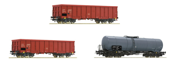 Roco H0 51332-2 Güterwagen-Set der CSD 3-teilig 