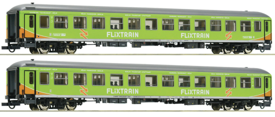 Roco H0 74090 Personenwagen-Set "Flixtrain" 1:87 