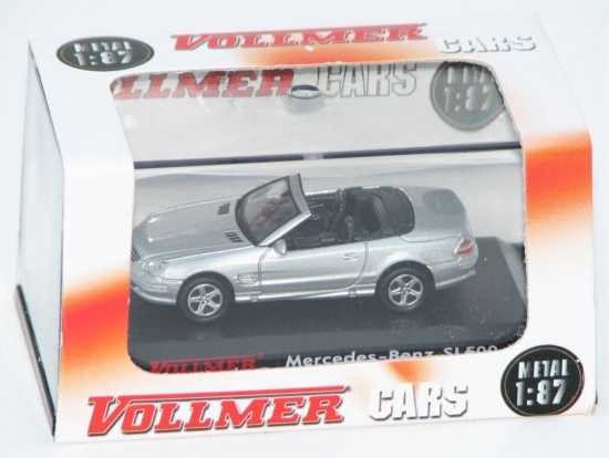 Vollmer Cars H0 1602 Mercedes Benz SL 500 silber 