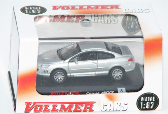Vollmer Cars H0 1638 Peugeot Coupé 407 silber 