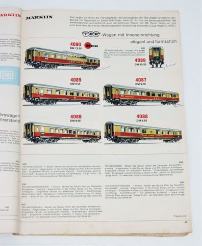 Märklin Katalog Hauptkatalog Gesamtkatalog 1969 