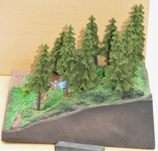 NOCH H0 71213 Exklusives Händler-Diorama "Die Natur holt es sich zurück" 