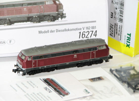 Minitrix N 16274 Diesellok BR V162 001 der DB "DCC Digital + Sound" 