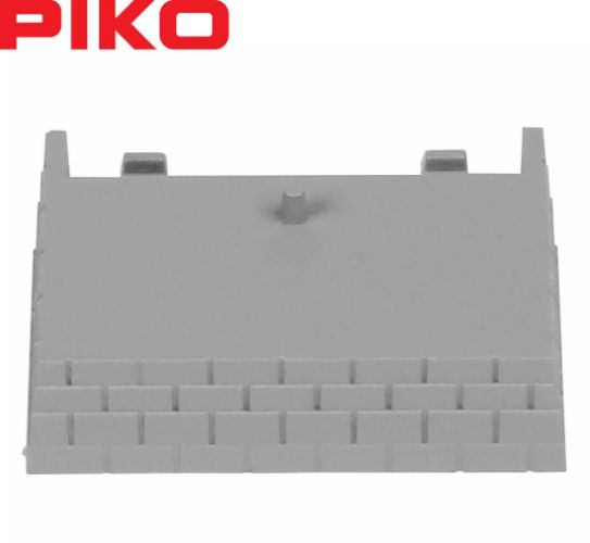 Piko H0 55447 Bettungsgleis Sockel für Anschluss-Clip (1 Stück) 