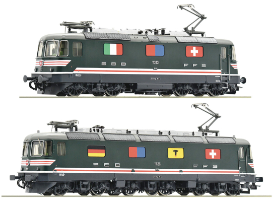 Roco H0 71414 E-Lok Doppeltraktion Re 10/10 "100 Jahre Gotthardbahn" 