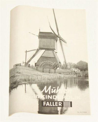 Faller Beiblatt "Windmühlen in Kinderdijk" 