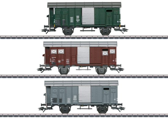 Märklin H0 46568 Güterwagen-Set K3 mit Bremserhaus der SBB 3-teilig - Neuheit 2023