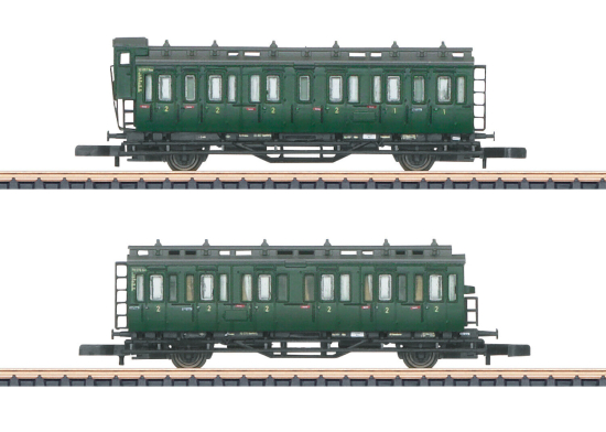Märklin Z 87042 Personenwagen-Set Abteilwagen der DB 2-teilig - Neuheit 2023