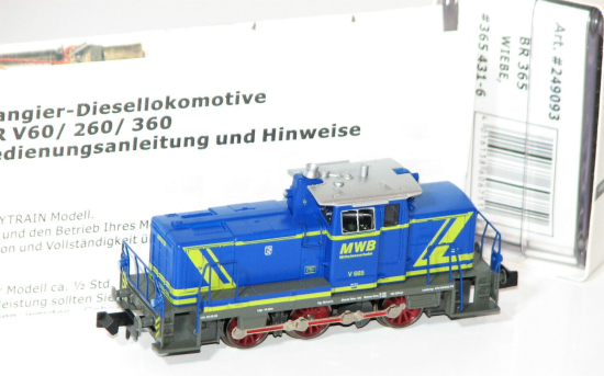Hobbytrain/Conrad N 249093 Diesellok BR365 Wiebe der MWB "mit DSS" 