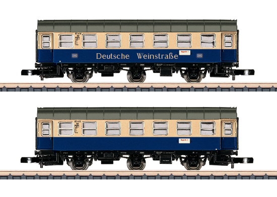 Märklin Z 87073 Umbauwagen-Paar "Deutsche Weinstraße" der DB 
