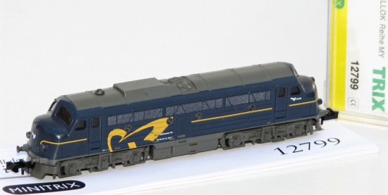 Minitrix N 12799 Diesellok Reihe MY NOHAB der DSB "DCC Digital"