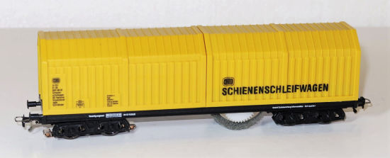 LUX H0 9630 Gleisstaubsauger + Schienen- & Oberleitungsschleifwagen AC 