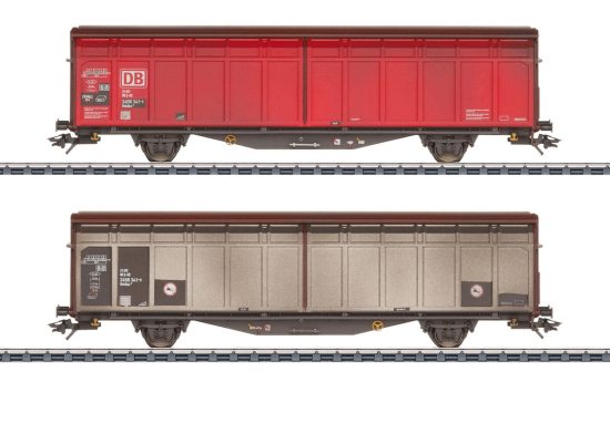 Märklin H0 48017 Großraum-Schiebewandwagen Hbbillns 305 der DB Cargo - Eurotrain Exklusivmodell 2024