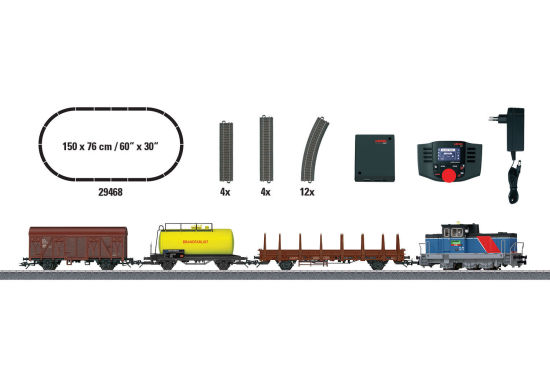 Märklin H0 29468 Digital-Startpackung "Güterzug" der SJ "mfx / Sound" 