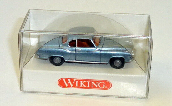 Wiking H0 082335 Borgward Isabella Coupé eisblau metallic 1:87 W12