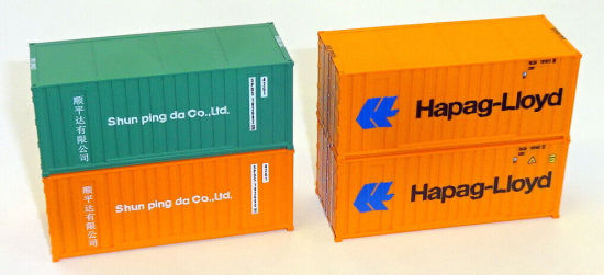 20′-Container (4 Stück) Shun ping / Hapag-Lloyd ohne OVP