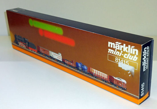 Märklin Z 81415 Zugset mit BR 55 und 6 Güterwagen "75 Jahre DRG" 