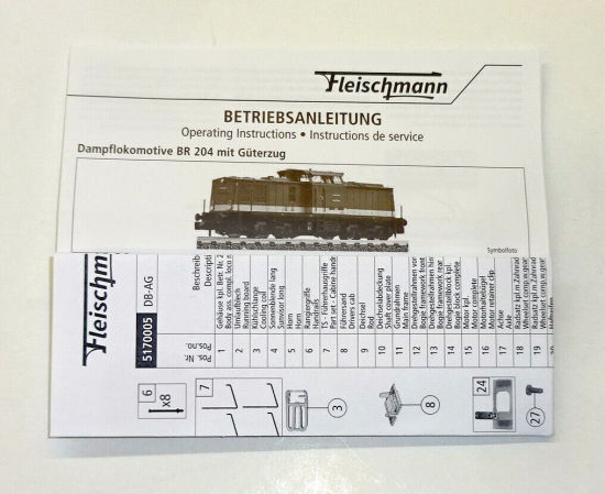 Fleischmann N 5170005-1 Diesellok BR 204 641-5 der DB AG "DCC Digital" 