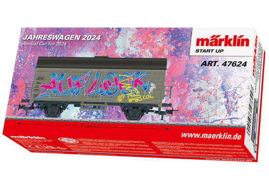 Märklin H0 47624 Start up Club-Jahreswagen 2024 "Graffiti-Gestaltung" 