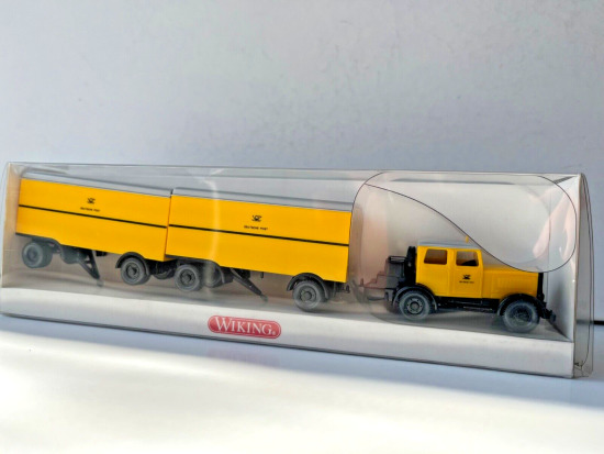 Wiking 1:87 8540132 Hanomag Hängerzug Deutsche Post A135