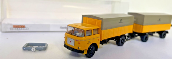 Brekina 1:87 71851 LIAZ 706 Hängerzug Deutsche Post DDR A1014
