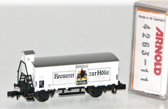 Arnold N 4263-11 Gedeckter Güterwagen Brmsh DB "Brauerei zur Hölle" FF145