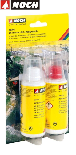 NOCH 60870 2K Wasser-Gel "transparent" 200 ml (1 l - 134,95 €) 