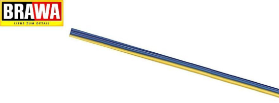 Brawa 32392 Bandkabel 0,14mm² dreiadrig 25 m blau/blau/gelb (1 m - 1,02 €) 