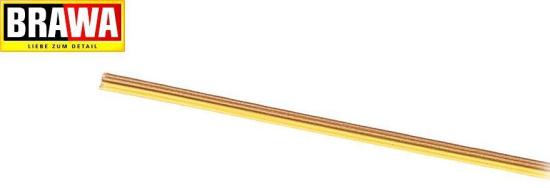 Brawa 3199 Bandkabel 0,14mm² zweiadrig 10m-Ring gelb/braun (1m - 0,59 €) 