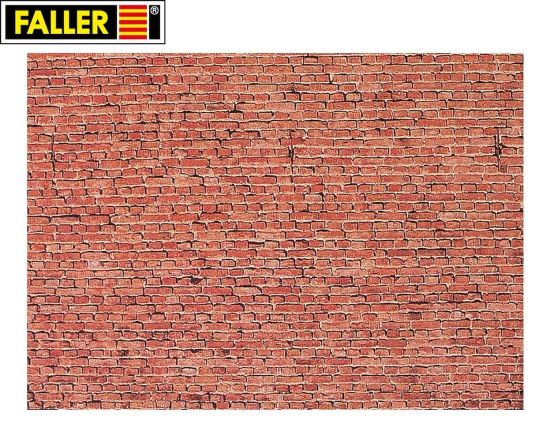 Faller H0 170607 Mauerplatte "Klinker" (1m² - 63,68 €) 
