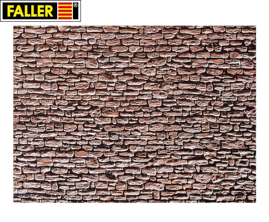 Faller H0 170618 Mauerplatte "Naturstein" (1m² - 60,48 €) 