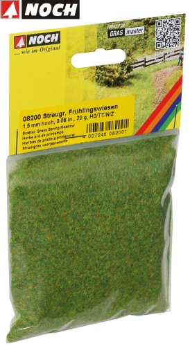 NOCH 08200 Streugras “Frühlingswiese” 1,5 mm 20 g (1 kg - 159,50 €) 