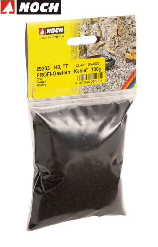 NOCH 09203 PROFI-Gestein “Kohle” 100 g (1 kg - 32,90 €) 